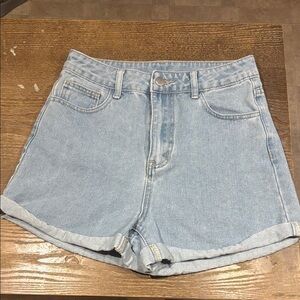 SHEIN Light Blue Jean Shorts for Women